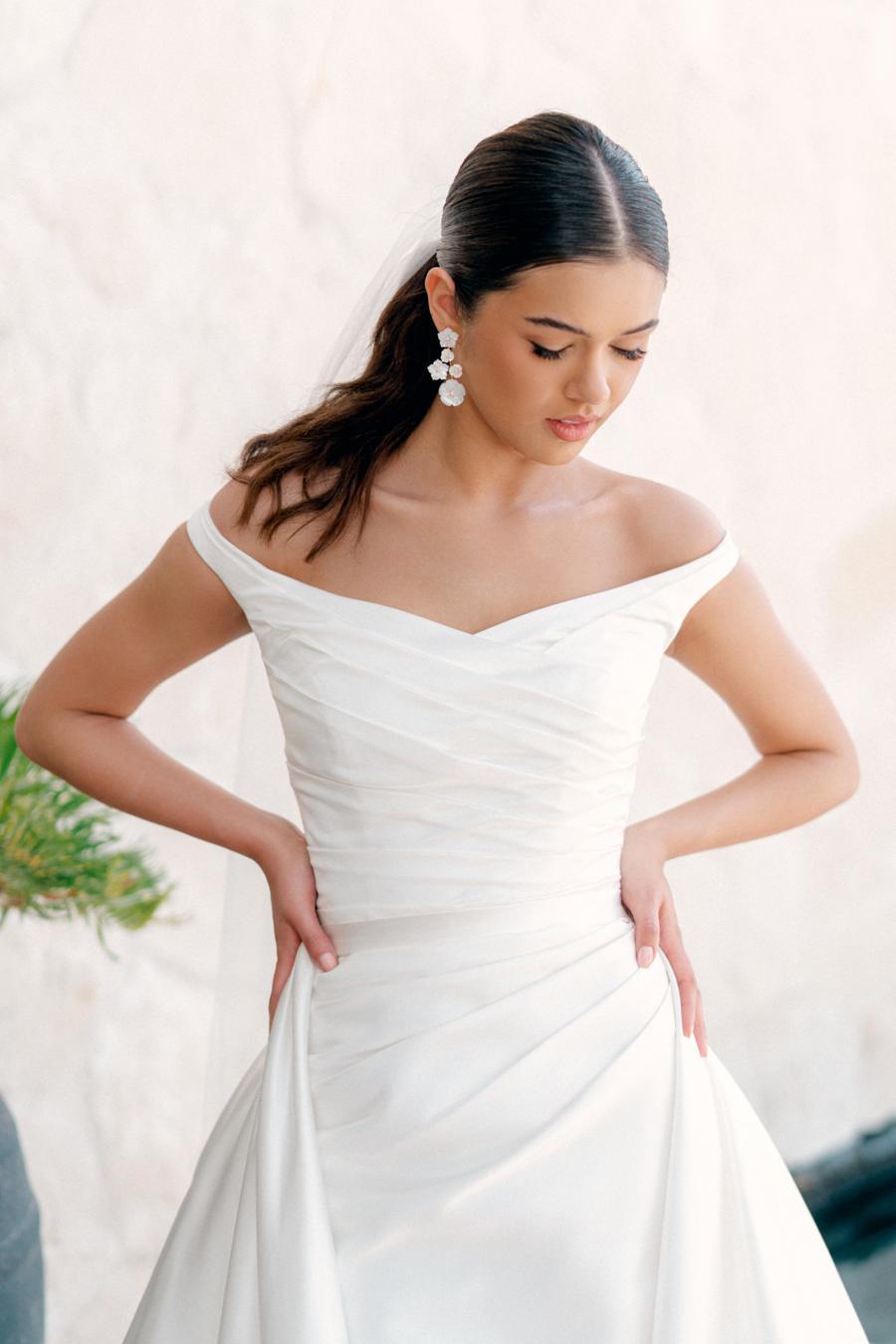 March with Overskirt 11243 | Locket Brides | Locket