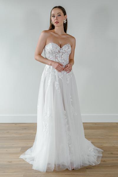 Livy Batignolles Lace & Tulle Bustier - Bergdorf Goodman