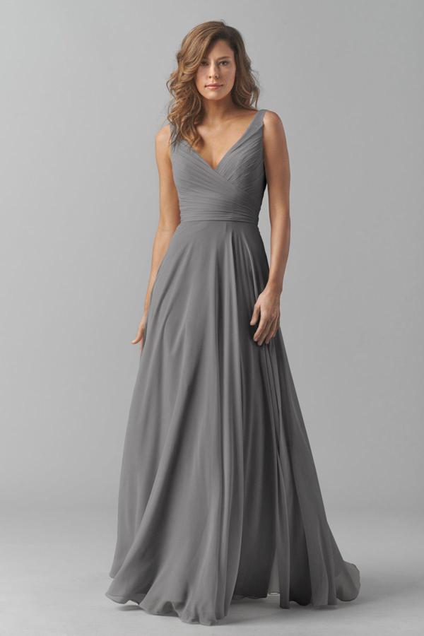 24AW papier パピエ　Tiered gown/gray ONAY112165_1.JPG