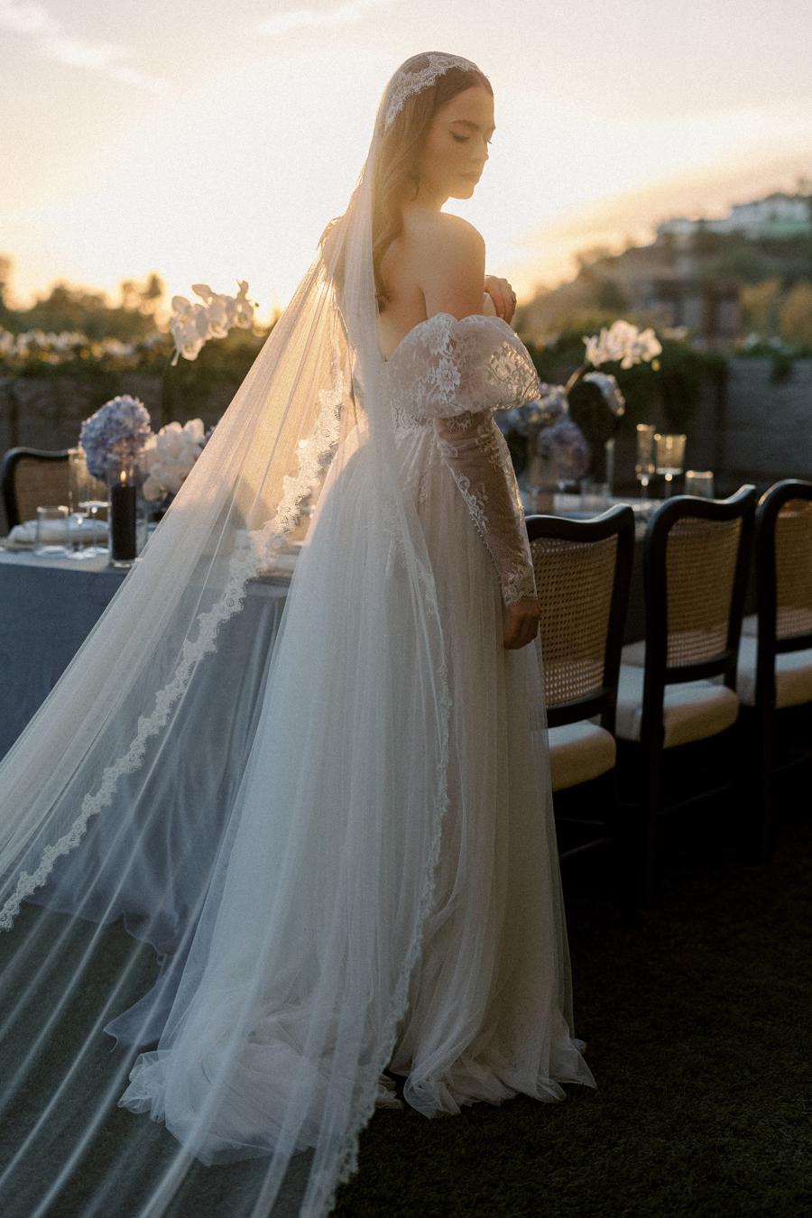 Jaislyn with Sleeves 51711S | Willowby Brides | Willowby