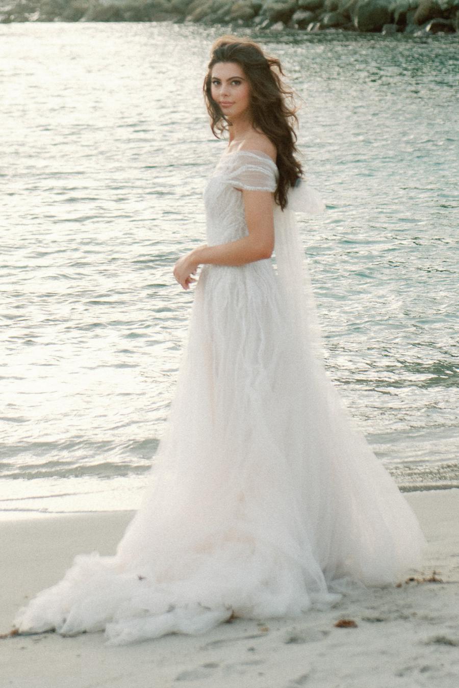 ◆柚子＊◆ Basque Waist Ball Gown Wedding Dress | David's Bridal