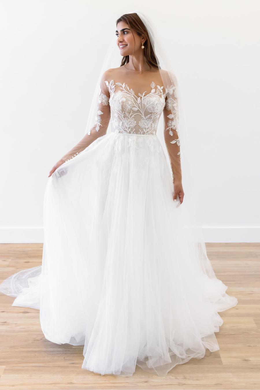 Esme with Sleeves 10729S Wtoo Brides Wtoo