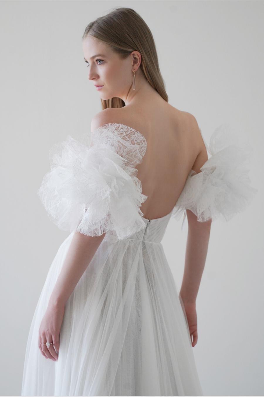 Estrella with Sleeves 66424B | Watters Brides | Watters
