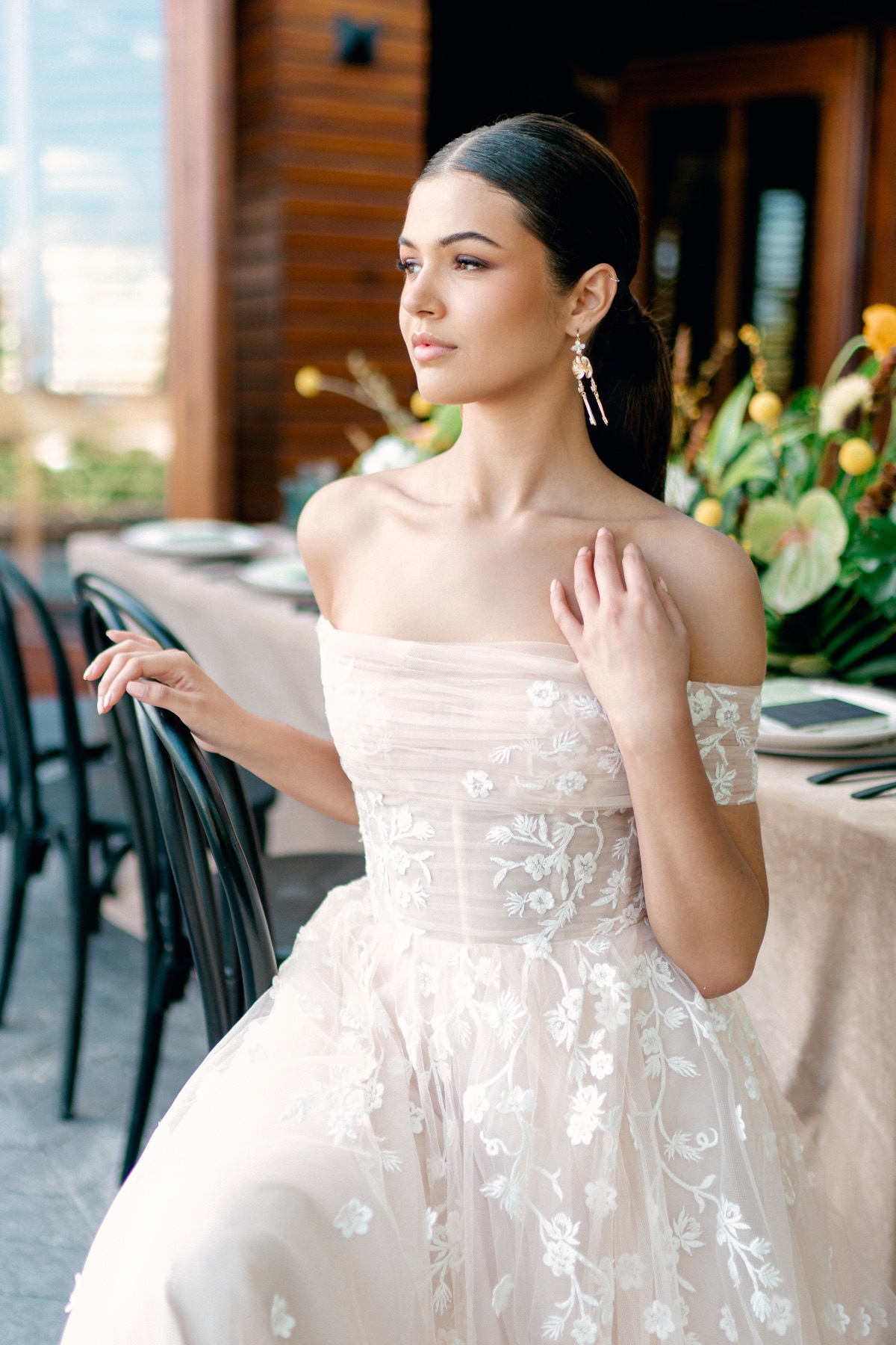 Elegant Burgundy Lottie Gown - Shop Lady Black Tie's