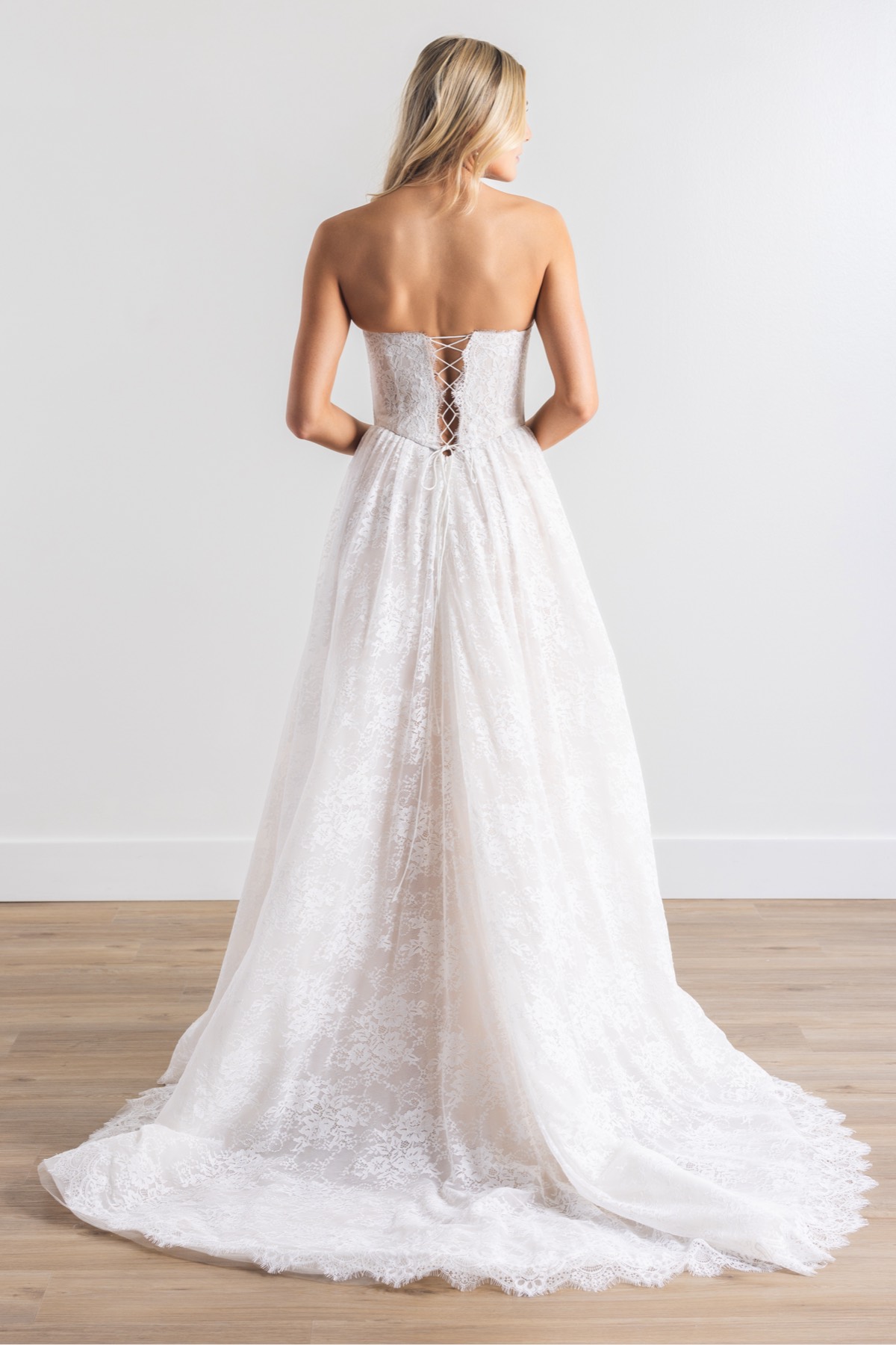 chinese dress ladies Lydia Strapless A-Line Wedding Dress main image 1