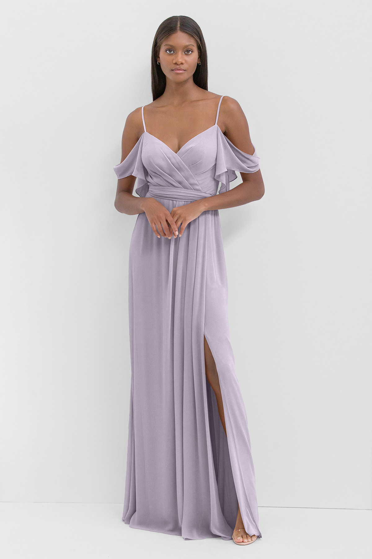 dusty lilac bridesmaid dresses Plus Size Dusty Rose Pink Lace Wedding Dress KORYNNE Size 28W