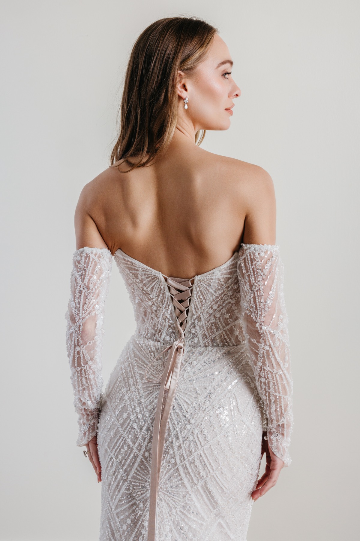 add off the shoulder sleeves to wedding dress Custom Detachable Bridal Sleeves, off Shoulder Wedding Dress Sleeves, Add  on Bridal Sleeves, Bridal Dress Long Sleeves Removable / Item 282