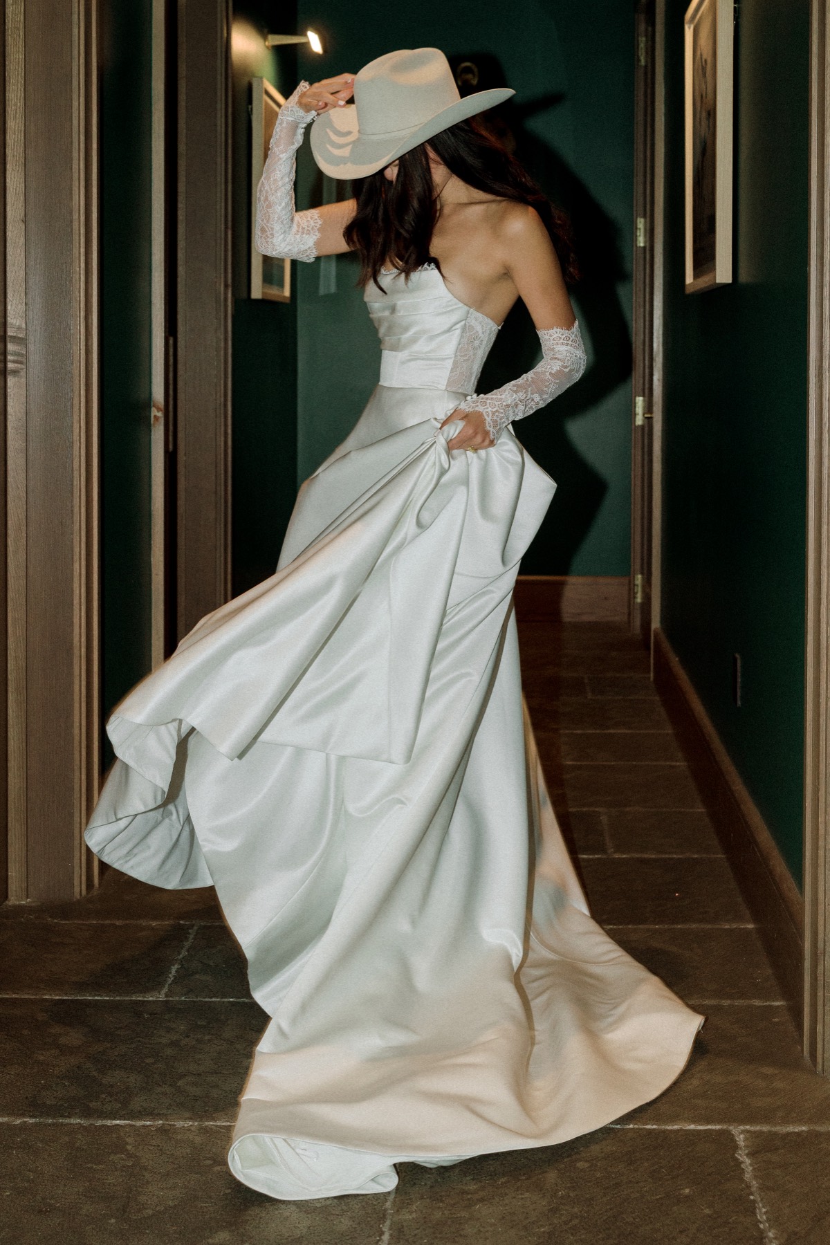 Aster with Sleeves 16744 | Locket Brides | Locket
