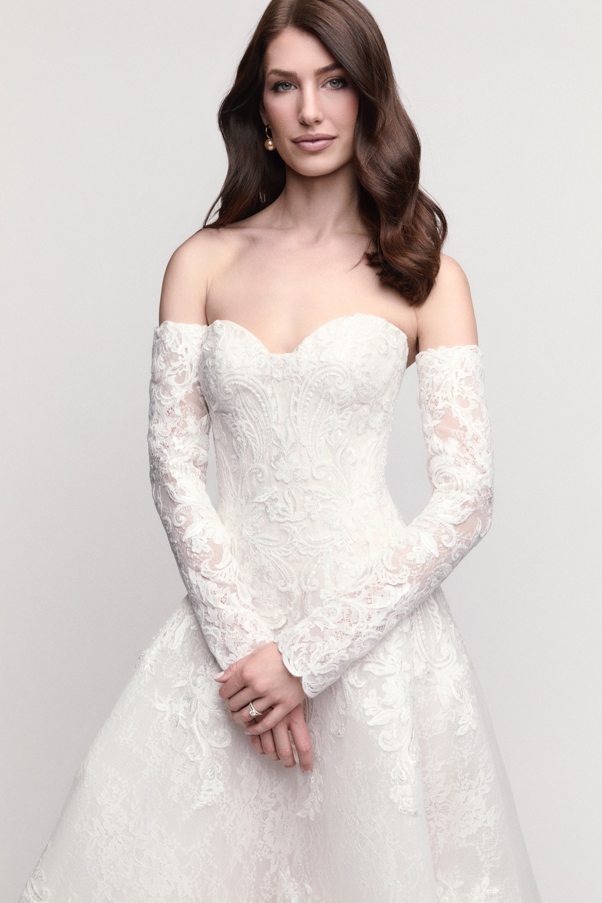 Add-on Sleeves, Straps, and Arm Bands for Wedding Gowns | Watters Add-on Sleeves, Straps, and Arm Bands for Wedding Gowns | Watters