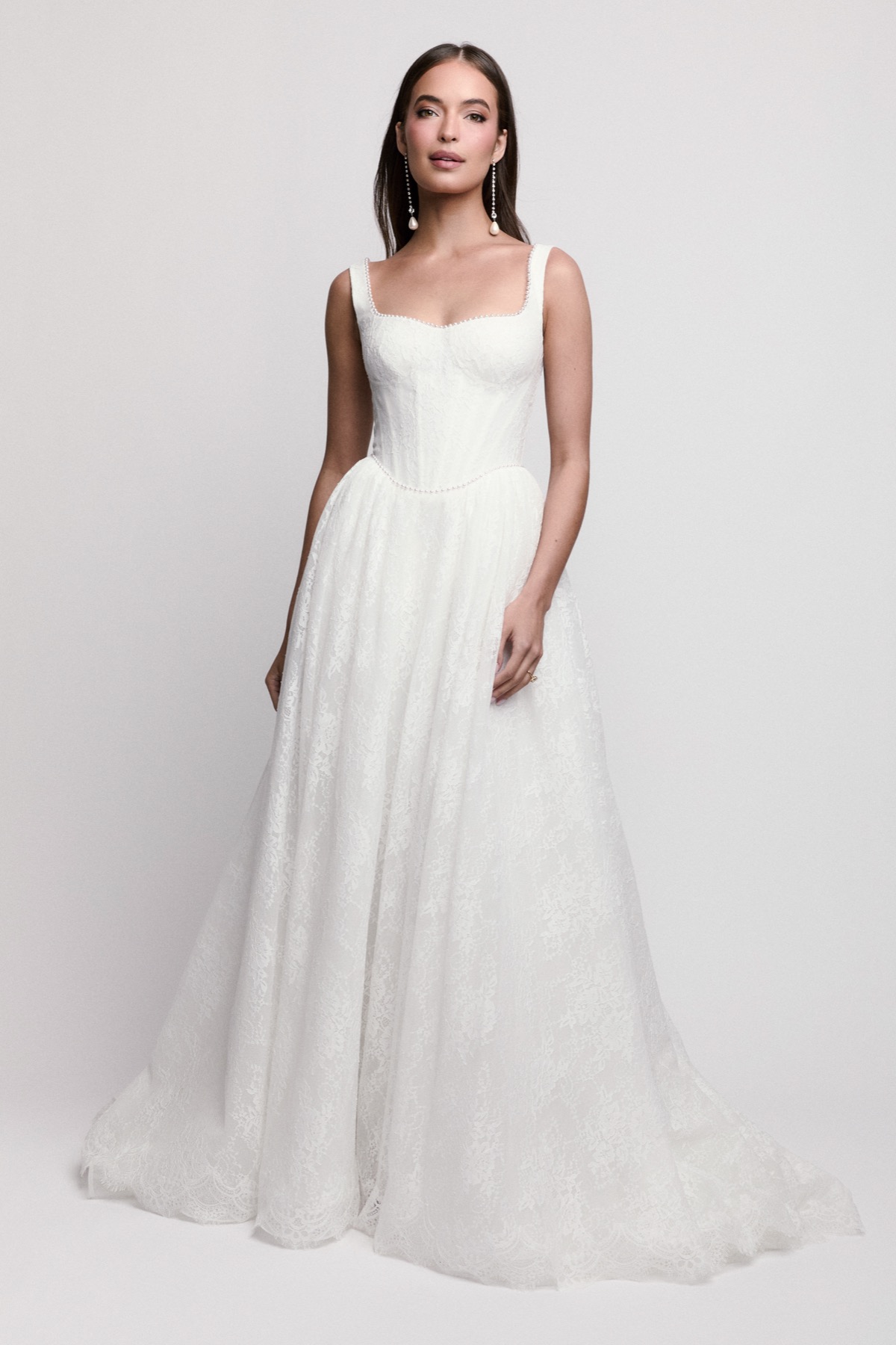 white dresses drop waist Salma Cotton Maxi Dress / | MESHKI Its perfect for a flirty date night with your crush teamed with mules and a saddle bag for a cute EDDIE DROP WAIST | MISS