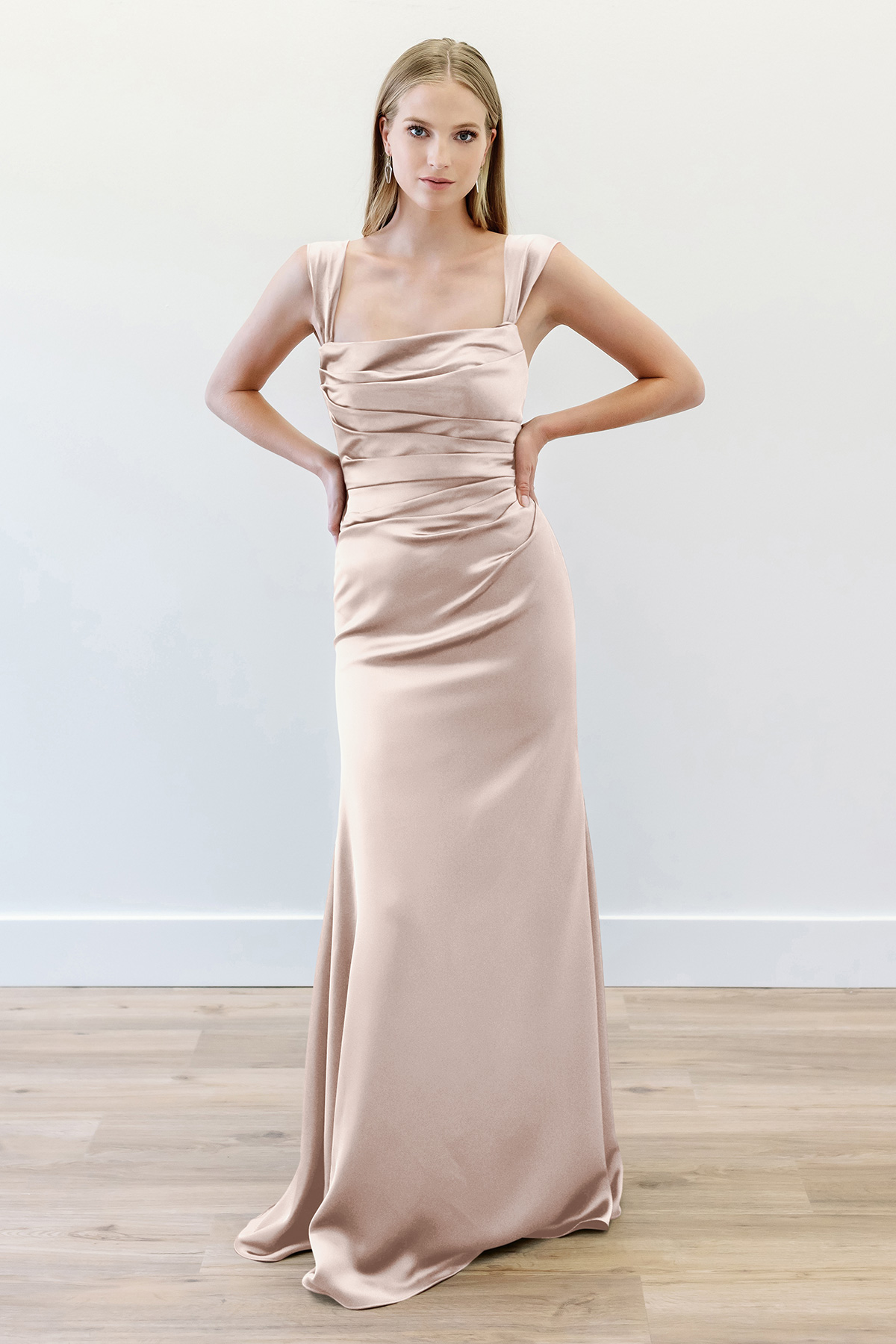 princess polly baby blue dress pink and blush bridesmaids dresses