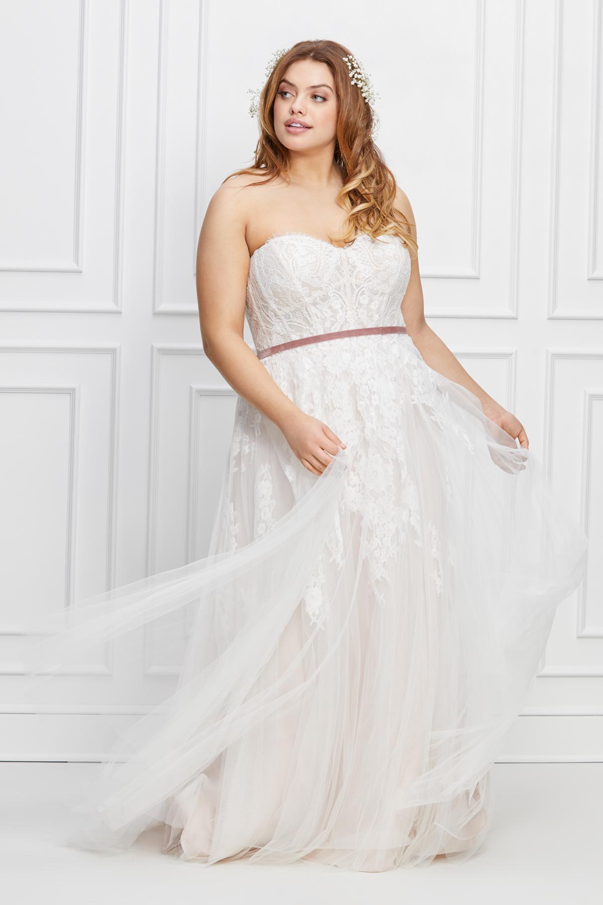 willowby by watters geranium gown