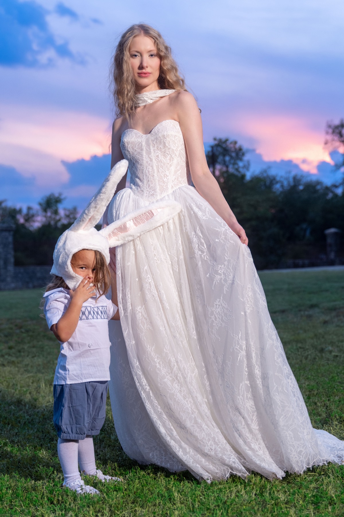 princess polly baby blue dress Bride finds dream dress at MCC Thrift shop