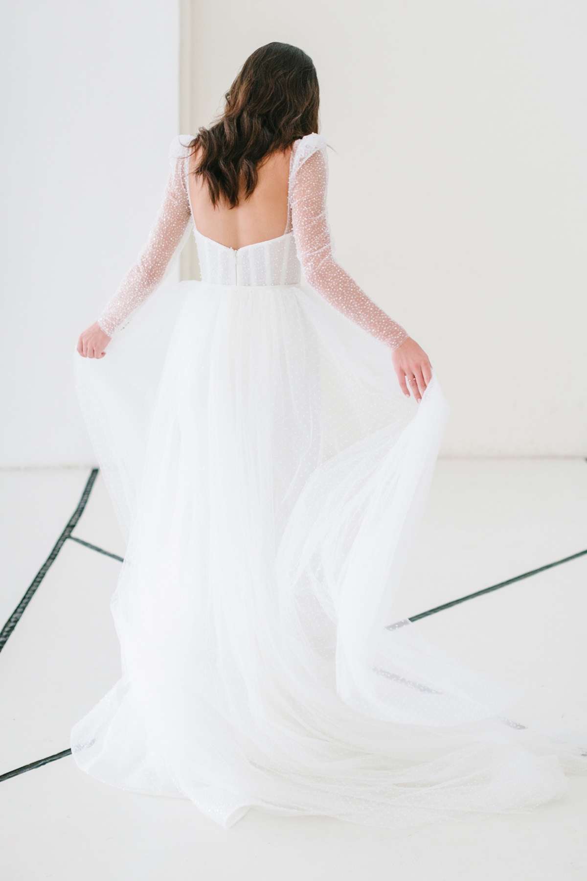 pearl adorned and beaded wedding dresses | Watters