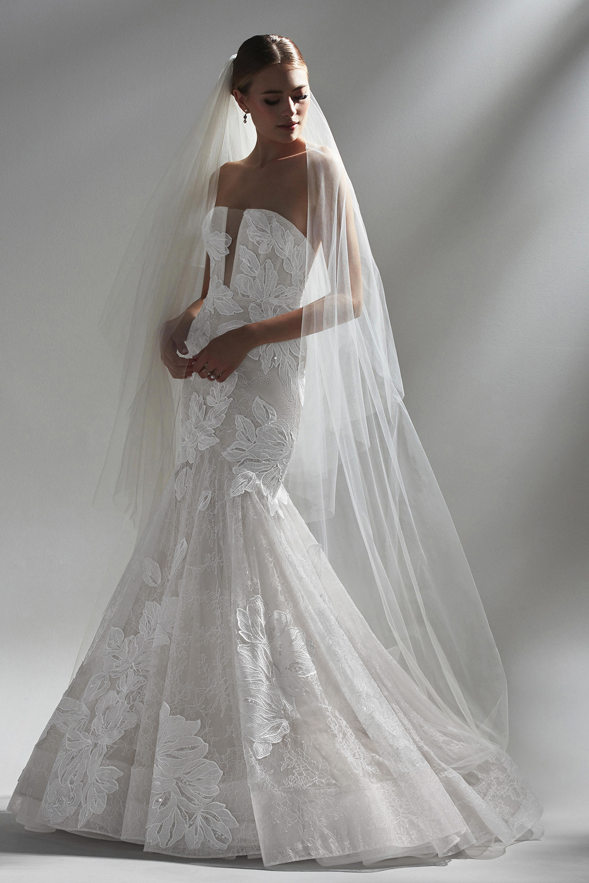 pronovias mermaid wedding dress