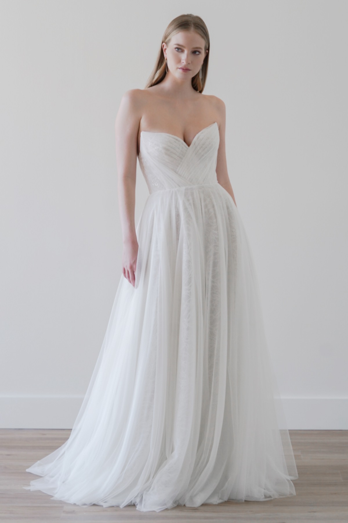 Estrella with Sleeves 66424B | Watters Brides | Watters