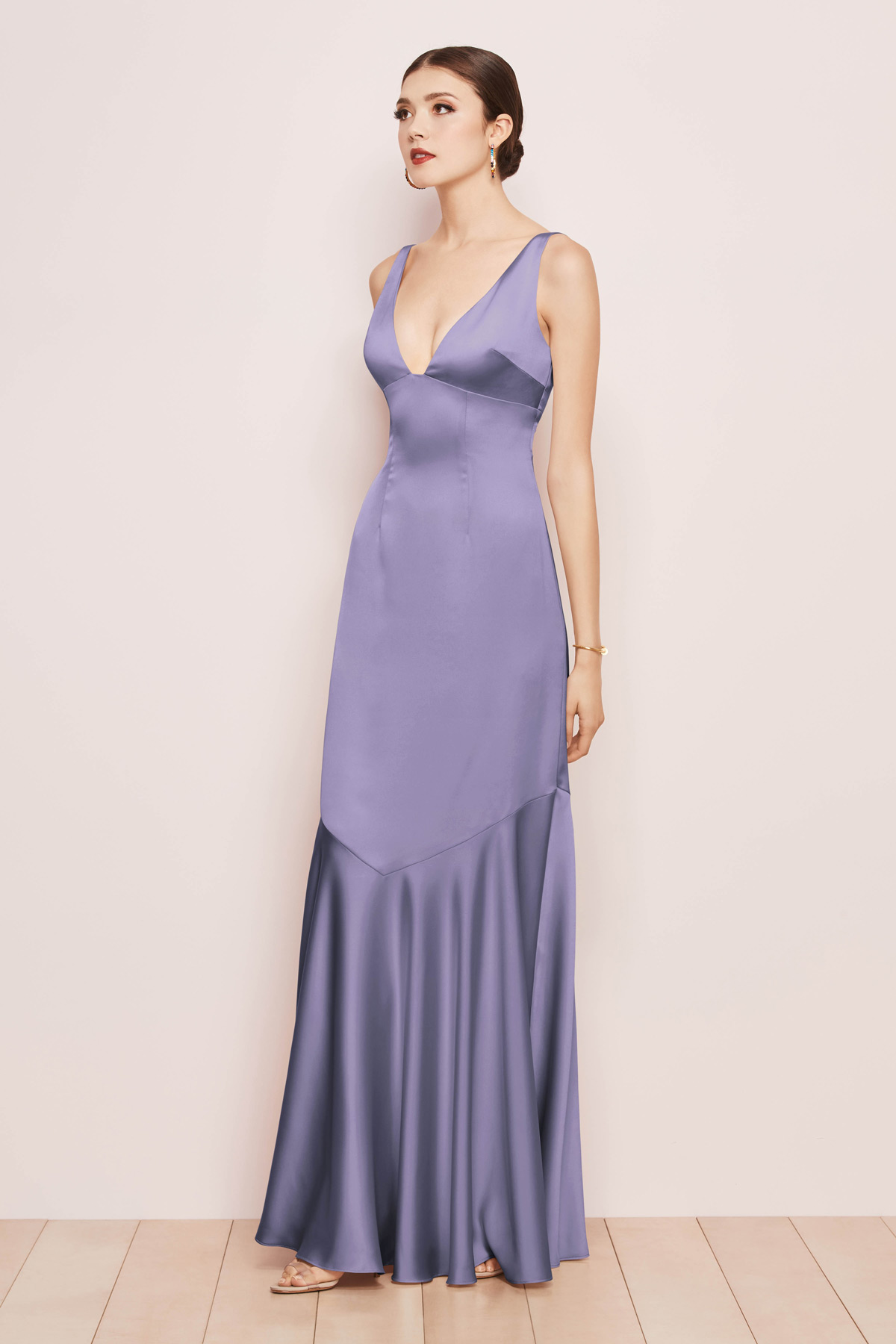 green emerald velvet dress Wisteria Mother of Bride Dresses A-Line V-Neck 3/4 Lace Sleeves Mother of The Bride Dress