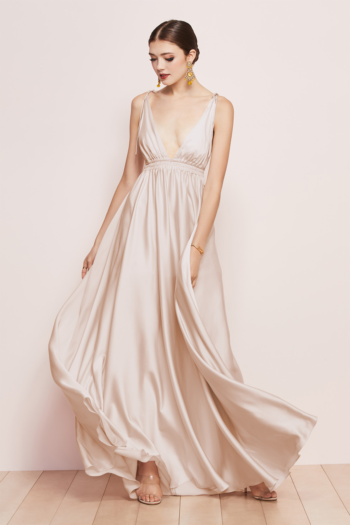 ballet color bridesmaid dress
