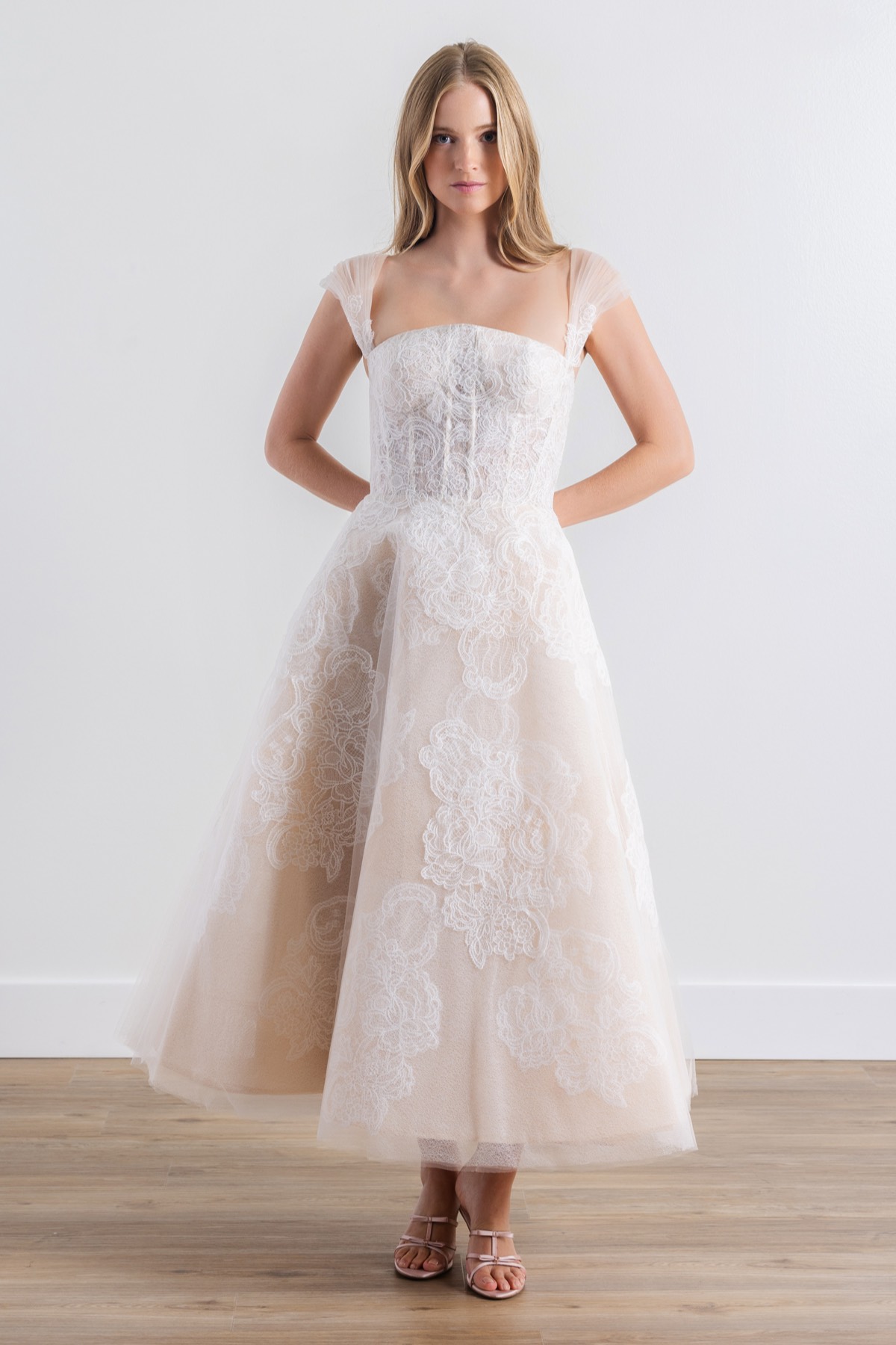 Ilene Tea Length 69711B | Watters Brides | Watters