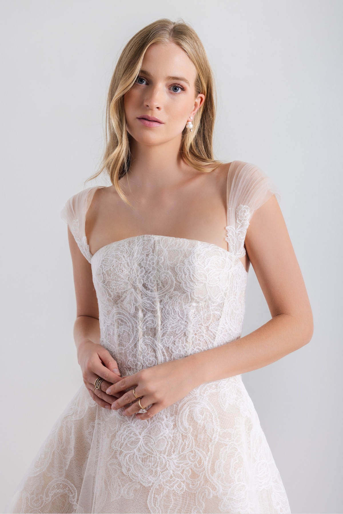 navy blue dress for baby girl Ilene Tea Length 69711B | Watters Brides