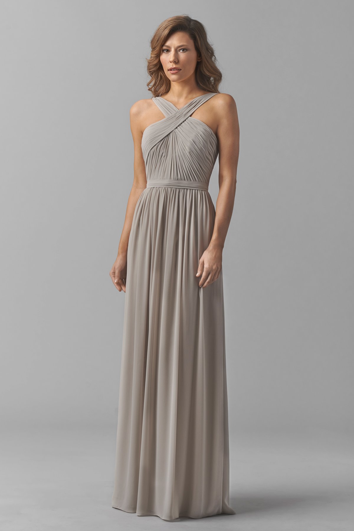 mink coloured bridesmaid dresses